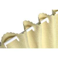 フォレストリンク 防炎 断熱 遮光1級 カフェカーテン 900×1000mm ca1053ye-90-100-1-イエロー 1枚（直送品）