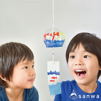 サンワ ガラスのふうりん 27557 1セット(5個)