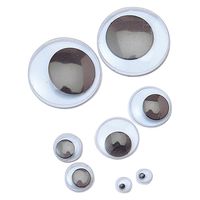 サンワ 活動眼（うごく目）A 極小 直径4mm 12280 1セット（100個：10個×10）