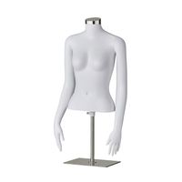 アズワン 軽量ABS製 婦人腕付き卓上トルソー 9号 65-8873-79 1体（直送品）