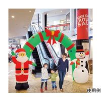 アズワン ビッグエアブロードール クリスマス特大アーチ 65-8117-67 1セット（直送品）