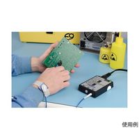 DESCO JAPAN リストストラップ JEWEL 伸縮性長さ調整機能付き 青 コード長さ 1.83m 4mm 09100 1セット（直送品）