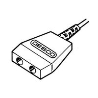 DESCO JAPAN コード 共用接地 10mm端子 抵抗なし 09820 1個 64-2945-63（直送品）