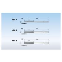 ビップ商工 ダイヤモンドヤスリ 精密平テーパー フレックス用 #200 AFD2.5-2 1セット(10本) 61-9990-18（直送品）