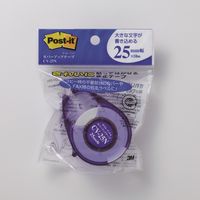 スリーエム(3M) ポストイット カバーアップテープ カッター付 幅25mm×長さ10m 白 1セット（10巻） CV-25N