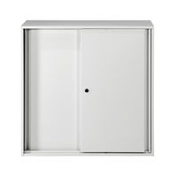 PREDONA（プレドナ）スチールシェルフ  引違い 上置き用 2段 幅800×奥行400×高さ780mm ホワイト 1台