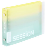 マルマン ミニサイズ バインダー セッション 背幅18mm グラデーション レモンソーダ FM310A-97A 1冊