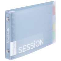 マルマン ミニサイズ バインダー セッション 5穴 背幅18mm Lブルー そらいろ FM310A-52A 1セット（5冊）