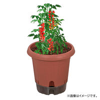 【園芸用品】中山福 ベストコ 鉢 給水式 ポット 360型 テラコッタ MA-4210 1個
