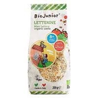 （8カ月頃から）ビオジュニア オーガニック ベビーパスタ アルファベット 1セット（1袋（200g）×5） ベビーフード 有機