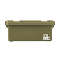 アイリスオーヤマ TRAILBOX 800幅 頑丈ボックス カーキ TRB-800 1セット（4個）