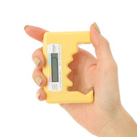 ノア精密 MAGバッテリーチェッカー N-037 イエロー 縦92×横65×高さ14mm 1個