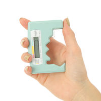 ノア精密 MAGバッテリーチェッカー N-037 ライトグリーン 縦92×横65×高さ14mm 1個