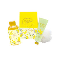 【ギフト】 ウィズフローラ ボディケアセット（バスソルト+ボディソープ+ハンドクリーム）ミモザ＆ホワイトティー 1個 チャーリー