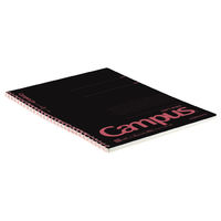 コクヨ キャンパスソフトリング ノート 40枚 B5 ブラックカラー 黒赤 スーS111BT-DR 1冊