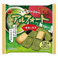 アルフォート 一番摘み抹茶 3袋 ブルボン チョコレート クッキー ビスケット 大容量 大袋 個包装