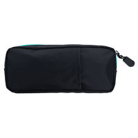 サンスター文具 Wファスナー ペンケース OUTDOOR アウトドア リップストップ ブラック S1427288 1個