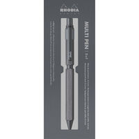 ロディア SCRIPT マルチペン チタニウム 1本 cf9371