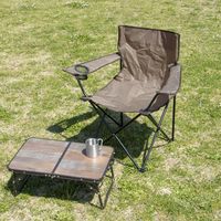 武田コーポレーション アームチェアー ミッドブラウン AC19-80(MBR) 1箱(9脚入)（直送品）