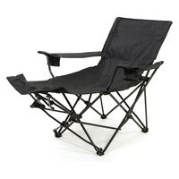 武田コーポレーション イージーリクライニングチェア ERC23-94BK 1箱(2脚入)（直送品）