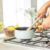 武田コーポレーション IH対応カラーふっ素片手鍋18CM GRN IHCFN18GRN 1箱(10個入)（直送品）