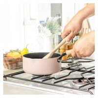 武田コーポレーション IH対応カラーふっ素片手鍋18CM PI IHCFN18PI 1箱(10個入)（直送品）