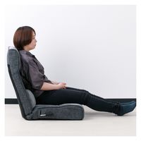 武田コーポレーション 抗菌・防臭 ポケットコイル入り腰サポート座椅子 K1-KBPK46GRY 1箱(4個入)（直送品）