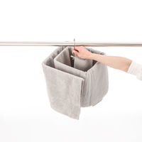 武田コーポレーション ステンレスくるくるハンガー スクエア STKR2-35SQ 1箱(24個入)（直送品）