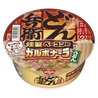 日清食品 日清のどん兵衛 燻製ベーコンのカルボナーラうどん 1セット（3個）