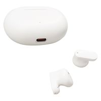 エアージェイ Bluetooth完全ワイヤレスイヤホン EggPods WH ABT-AP8 1個組
