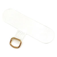 エアージェイ ストラップホルダーシート(クリア)ゴールドリング AST-HSG 1個