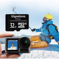 GIGASTONE microSD SDカードGopro撮影SDアダプター付2枚セット GJM10-32G2PK 1パック(2枚)