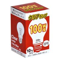 東京メタル工業 白熱電球 クリアランプ LC110V90W-TM 1個