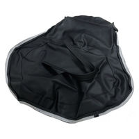 ALBA Vツインマグナ(MC29)前期シートカバー一体型シート張替 黒 日本製 HCH1085-C10 1枚（直送品）