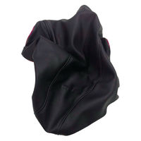 ALBA ビーノ(5AU/SA10J)シートカバー【黒カバー赤パイピング】(被せ)日本製 YCR2033-C10P40 1枚（直送品）