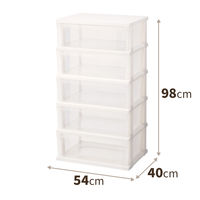 天馬 ストッカーワイド組立式5段 110014714 1台