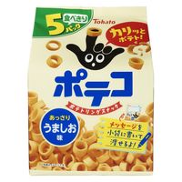 ポテコ うましお味 22g×5パック入 6袋 東ハト スナック菓子 小袋 小分け 食べきりサイズ