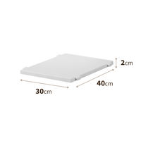 天馬 フィッツケース連結棚 FC40-S30 ホワイト 110014862 1個