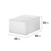 天馬 フィッツケース FC40-3020 クリア 110014836 1セット（6個）