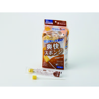 口腔ケアスポンジ スポンジブラシ やわらかめ 柔らかめ 爽快スポンジ 紙軸 1240973 1ケース（50本入×6袋） 介護 ハクゾウメディカル