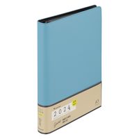 マルマン 【2024年4月版】ジウリス ダイアリー 月間 A5 20穴 月曜始まり ブルー FD2904-24-02 1冊（直送品）