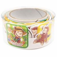 ショウワノート マスキングロールシール おさるのジョージ 461536001 1セット(10個)