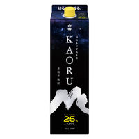 白岳 KAORU カオル　25度　1.8L パック 6本　米焼酎 高橋酒造