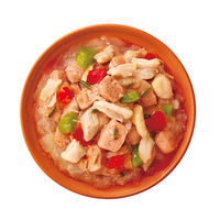 シーザー 自然素材レシピ 蒸しささみ・ビーフ＆パプリカ・いんげん（60g×4袋）1袋 ドッグフード ウェット パウチ