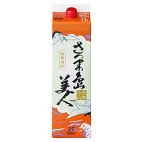 さつま島美人　25度 1.8L パック 6本 芋焼酎　長島研醸