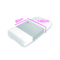 介適防水シーツ グレー KB-145G 1枚 ダイト フラットタイプ 洗濯機可 脱水機可 乾燥機可（90℃）シワになりにくい