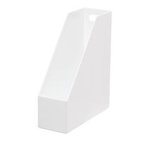 JEJアステージ ストレーショナリー スリムケース ホワイト 1セット(3個)