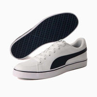 PUMA（プーマ） V コート バルク EB スニーカー 245 プーマホワイト×パリジャンナイト 389907 1足（直送品）