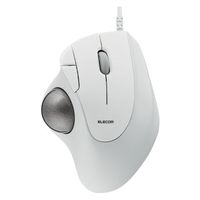 トラックボール マウス 有線 IST 5ボタン 人工ルビーユニット 白 M-IT10URWH エレコム 1個