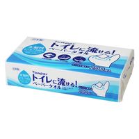 ペーパータオル タウパー トイレに流せる！パルプ FSC認証紙 中判・シングル 1ケース（200枚入×35個）日本製紙クレシア